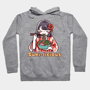 Ramen Life Delicious food Kimono girl Hoodie